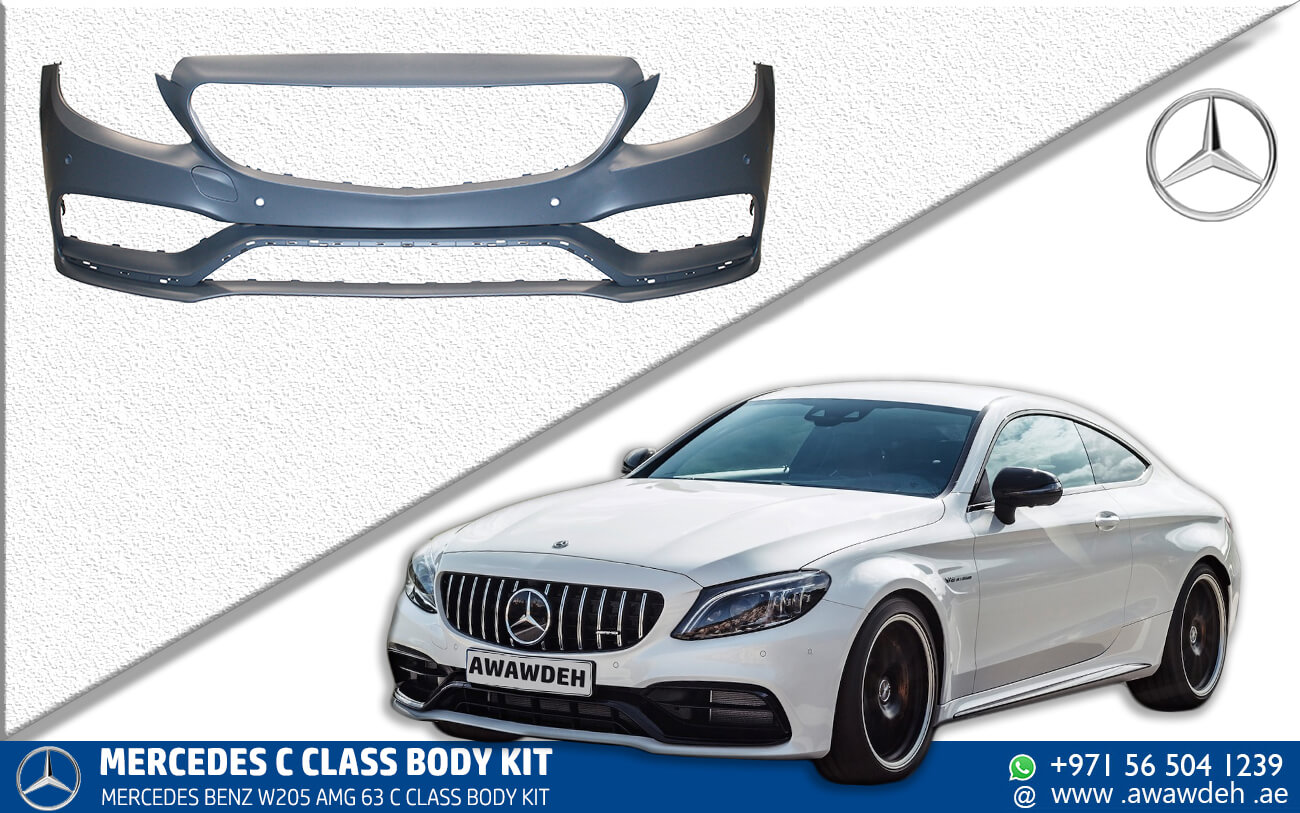 Mercedes c class front bumper 2021